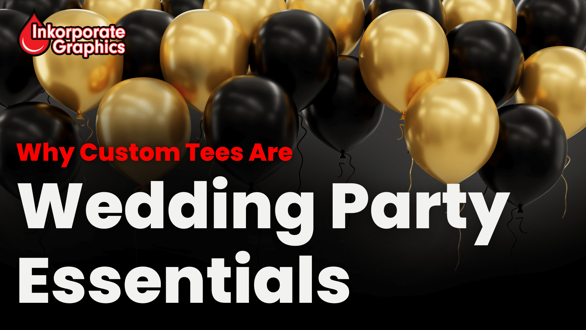 Black and Gold Balloons