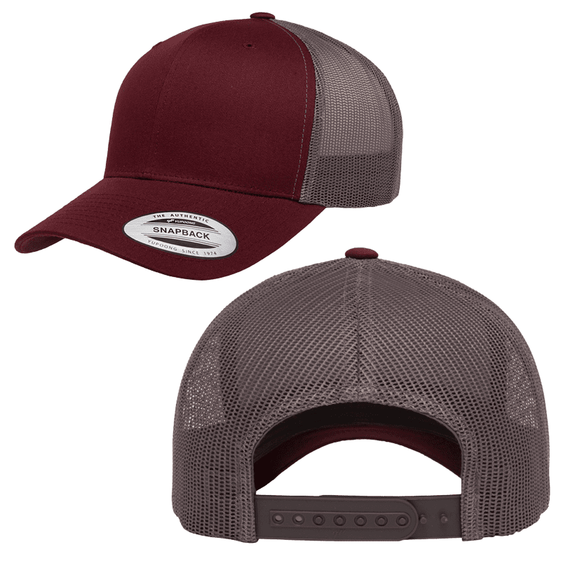 Maroon/Grey 