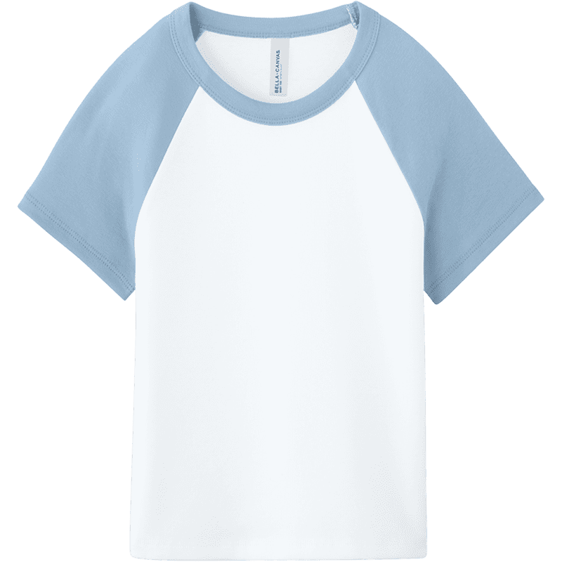 BELLA+CANVAS Women’s Micro Rib Raglan Baby Tee
